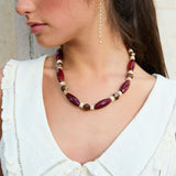 Collar Saanvi Granate