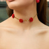 Choker Rosas