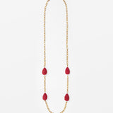 Collar largo Rosas