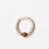Pulsera Saturno marrón