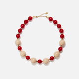 Collar Candy rojo y márfil