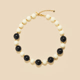 Collar Candy negro y butter