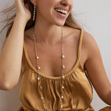 Collar largo perlas