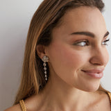 Pendientes Flora Plata