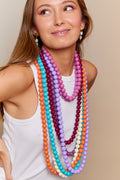 Collar Candy largo Peach
