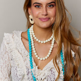 Collar Candy Largo turquesa
