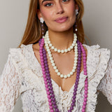 Collar Candy Largo Morado