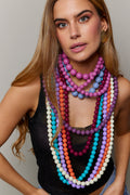 Collar Candy Largo turquesa