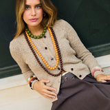 Collar Candy largo Chocolate