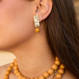 Pendientes Pepita Mostaza