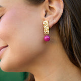 Pendientes Pepita Fresa