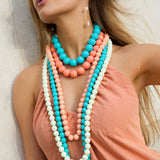 Collar Candy largo Peach