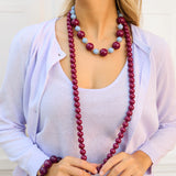 Collar Candy largo buganvilla