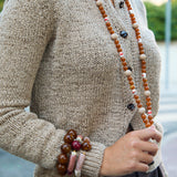 Pulsera Saturno marrón