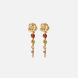 Pendientes Flora Oro