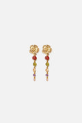 Pendientes Flora Oro