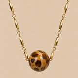 Collar Canicas Animal Print Leopardo