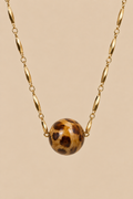Collar Canicas Animal Print Leopardo